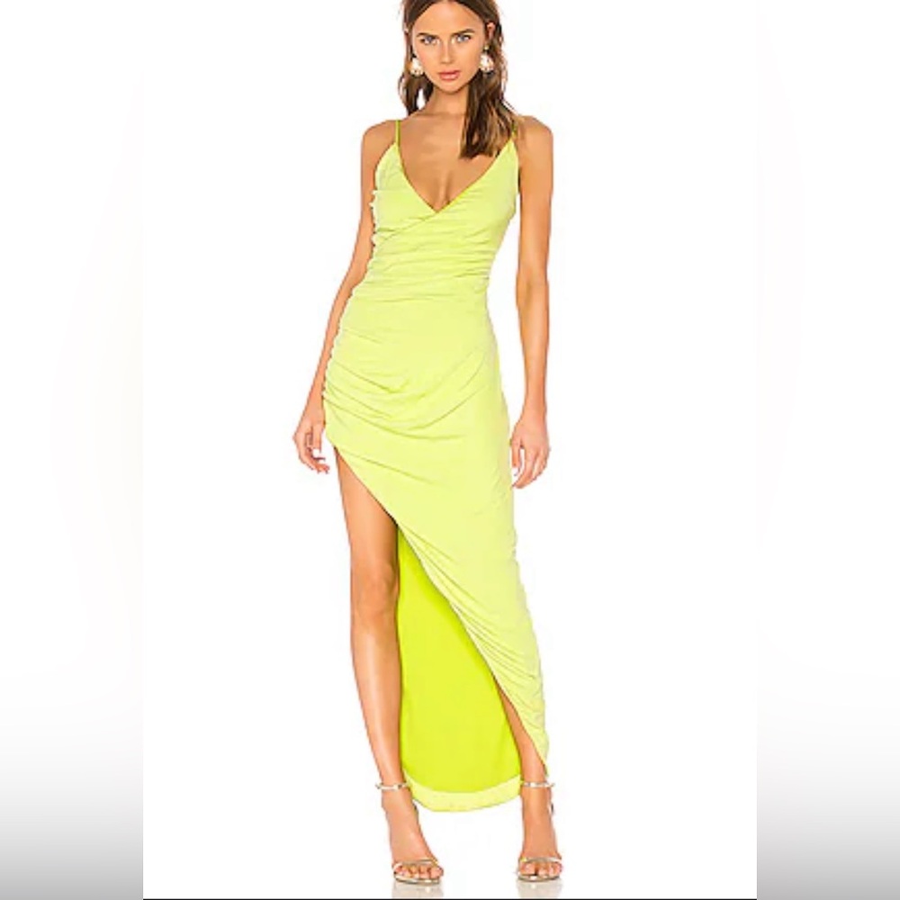 NBD Princess Bride Dress in Pastel Lime